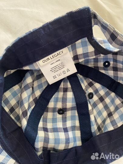 Кепка Our Legacy лен one size