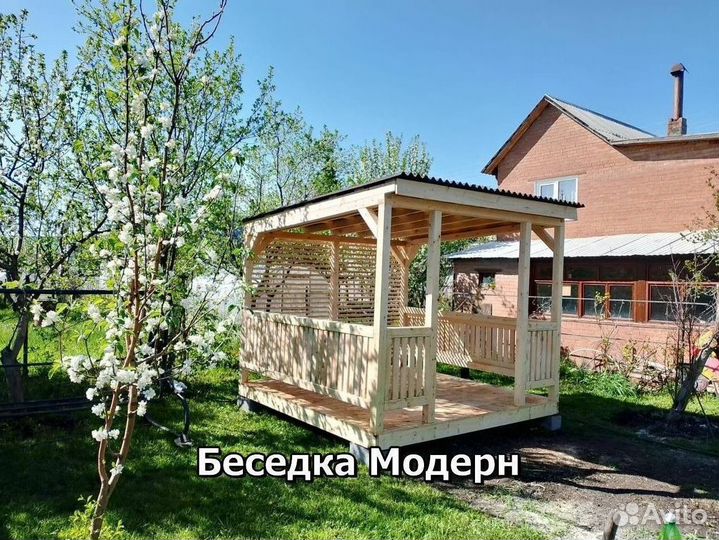 Беседки. Привезём и установим за 1 день