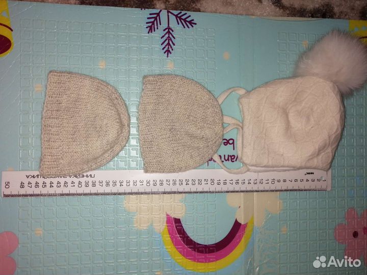 Зимняя шапка и носки 3 мес