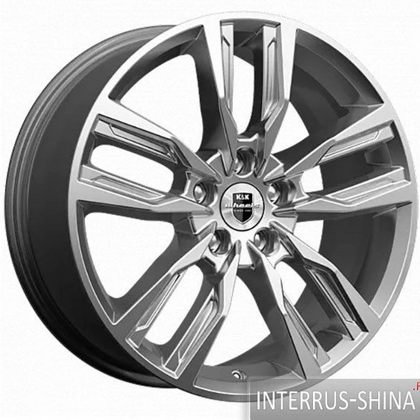 Диски K&K Борэй 8x18 5x114.3 ET40 D67.1 Дарк платинум
