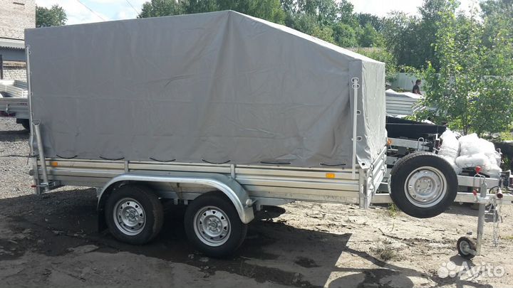 Прицеп две оси тен,кр.запас,зап.кол,опорное,аутр.Е