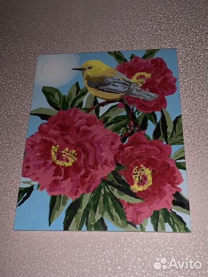 Картины по номерам раскрашенная