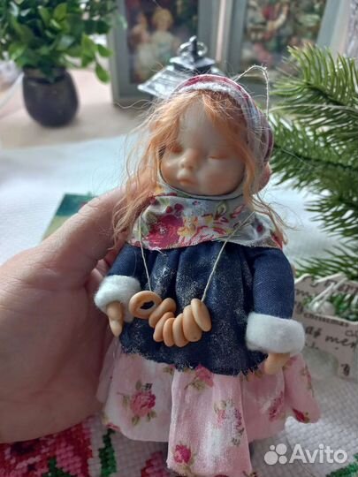 Интерьерная кукла ручной работы