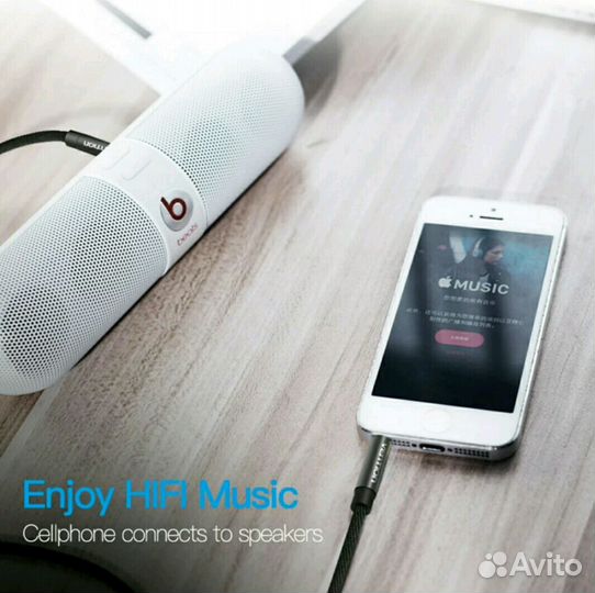 Hi-Fi Aux кабели 3.5мм vention длин 2 метра Новые