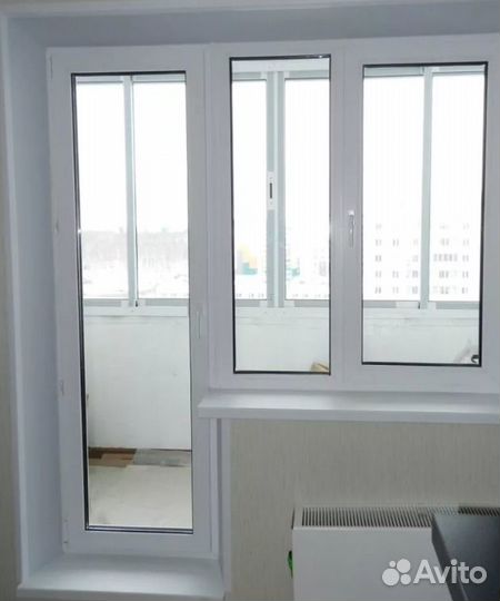 Балконный блок пластик