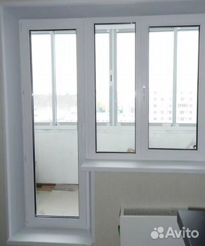 Балконный блок пластик