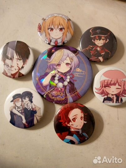 Значки с аниме