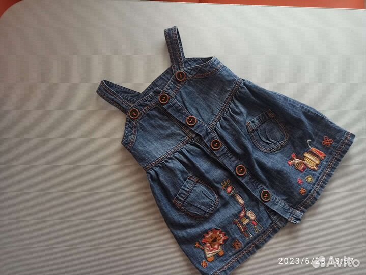 Платье для девочки 92