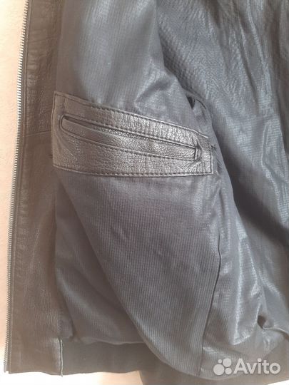 Кожаная куртка косуха мужская