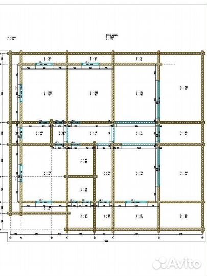 Расчёт дома/бани из проф. бруса