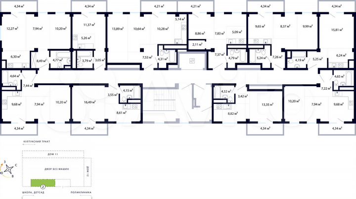 1-к. квартира, 37,4 м², 9/9 эт.