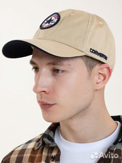 Кепка бейсболка мужская песочная Converse