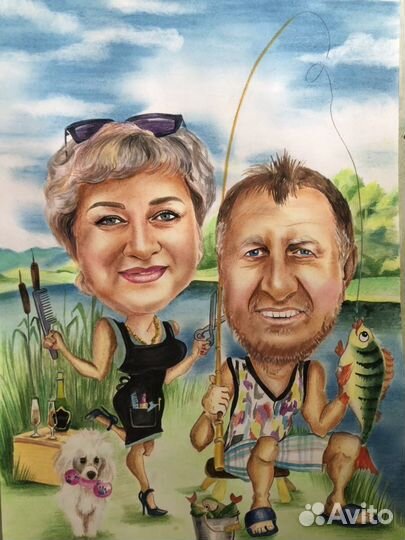 Шаржи и портреты по фото