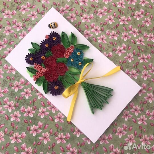 Открытка ручной работы