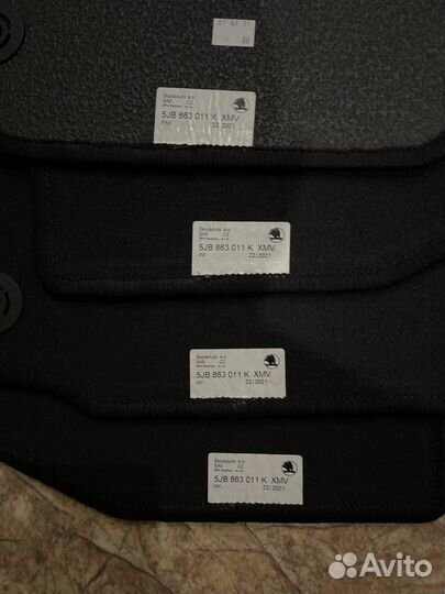 Коврики велюровые