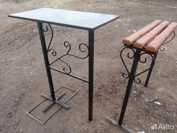 Набор стол и скамья