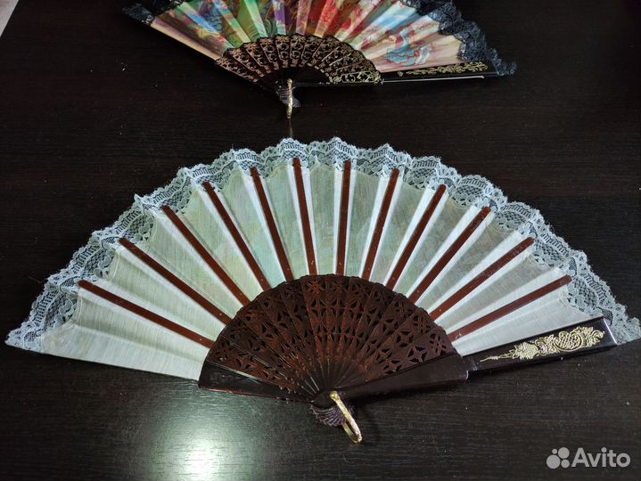 Веер винтаж Испания 60-70 гг