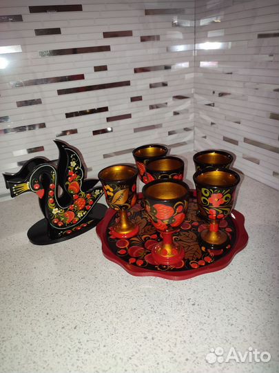 Посуда хохлома