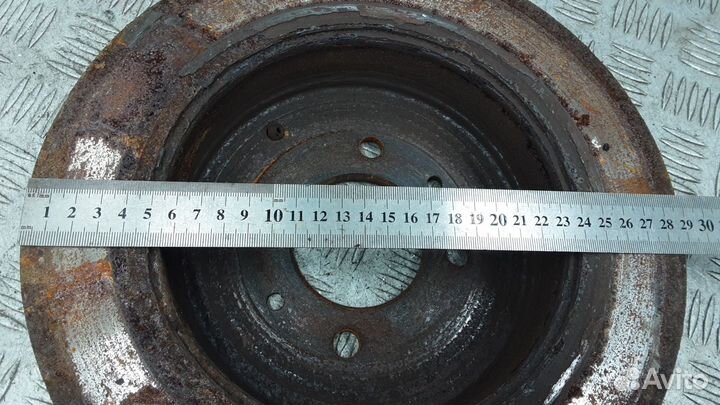 Диск тормозной задний Peugeot 406 рест. 2004