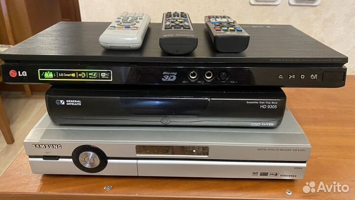 Blu-ray плеер+телевидение спутниковое