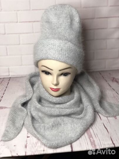 Комплект шапка и бактус