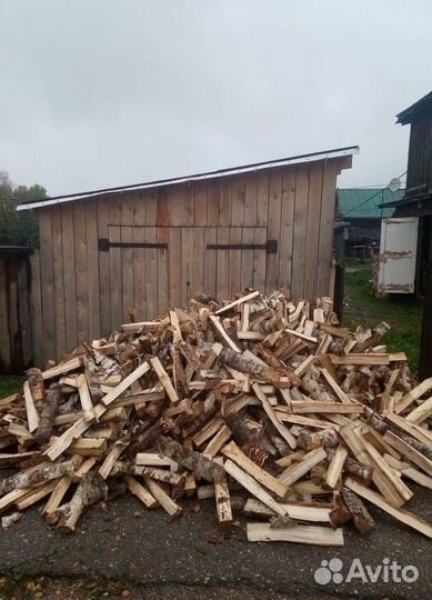 Дрова березовые колотые