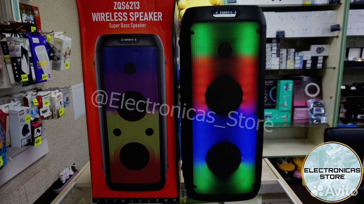 Блютуз Колонка ZQS 6213 Red Бесплатная Доставка