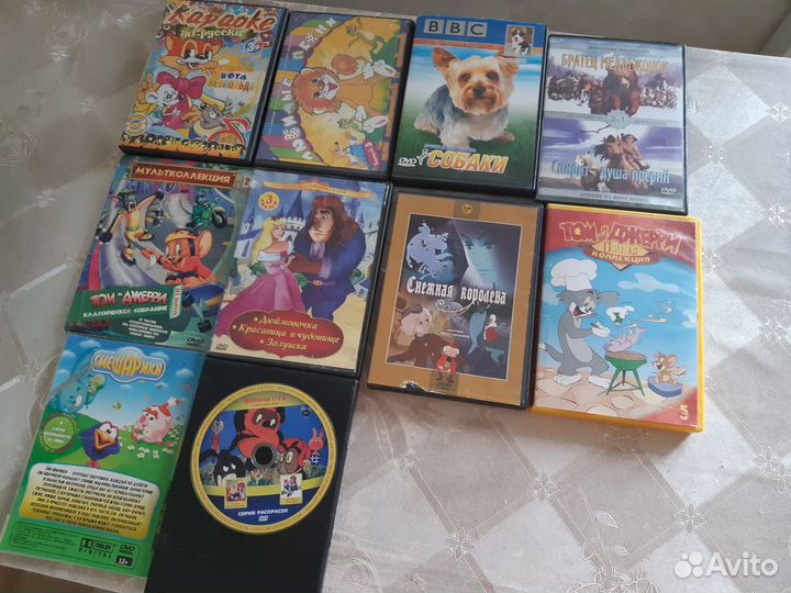 Dvd диски мультфильмы
