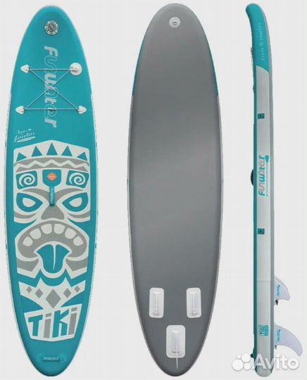 Сапборд tech team Tiki new blue 320x84x15 см NN01