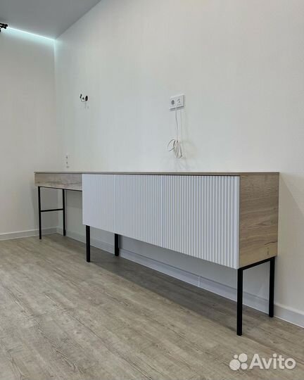 Шкаф распашной с фрезерованными фасадами