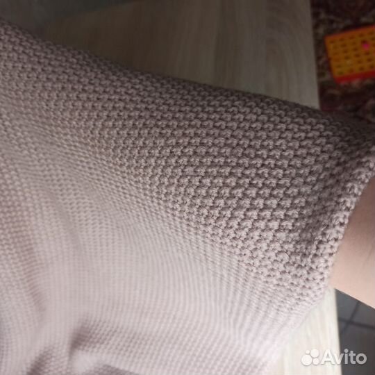 Вязанный плед на выписку