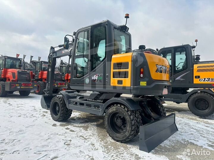 Колёсный экскаватор XINYUAN B60 Professiona, 2024