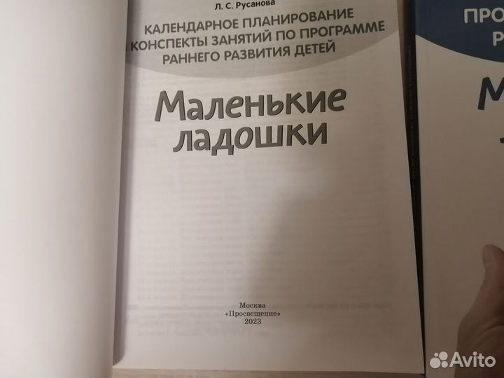 Программа раннего развития Маленькие ладошки