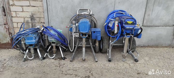 Аренда безвоздушного аппарата(краскопульта)