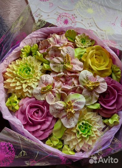 Букет из зефира