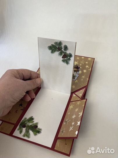 Новогодние открытки ручной работы