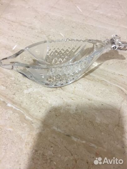 Икорница хрустальная