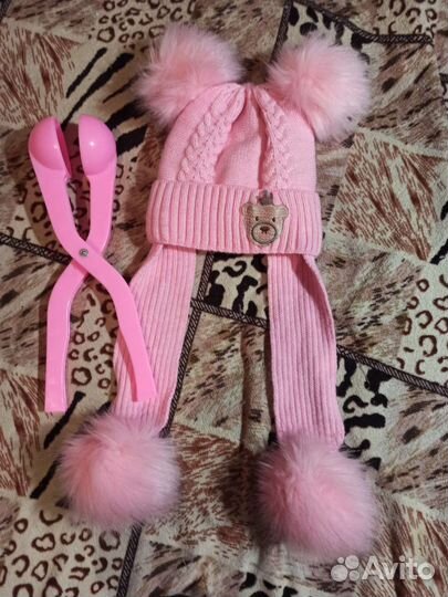 Шапка зимняя для девочки