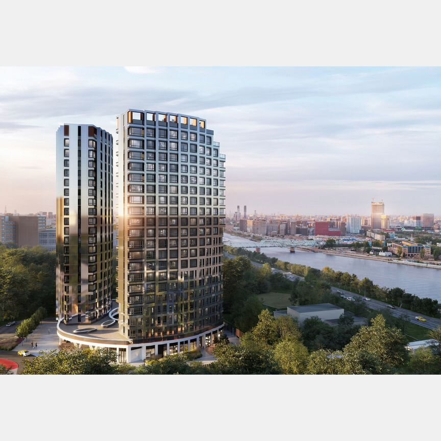 2-к. квартира, 75,4 м², 6/31 эт.