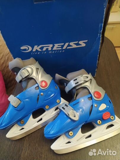 Коньки детские раздвижные. Размер 29 32