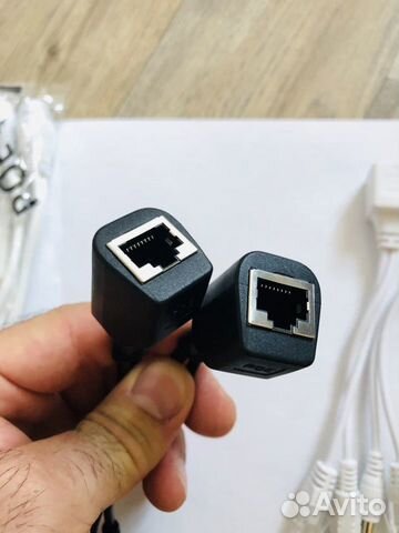 Пое сплиттер и инжектор. Комплект, черный. POE купить в Москве ...