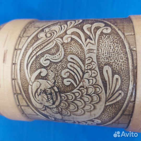 Кружка из бересты для пива