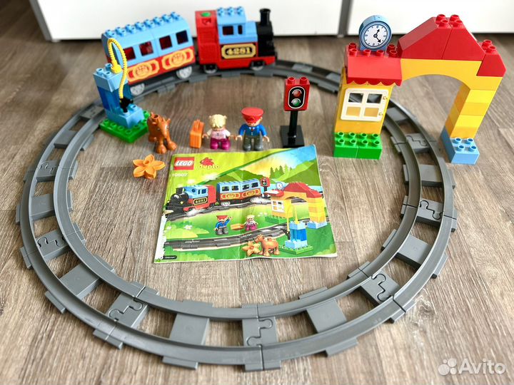 Lego duplo железная дорога 10507