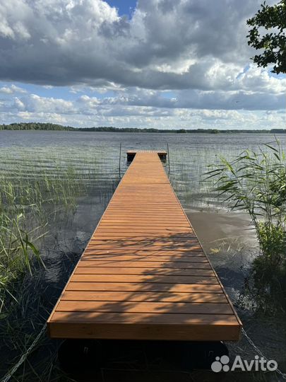 Понтоны из пнд,причал,пирс,беседки на воде