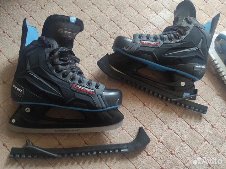 Коньки две пары М+Ж