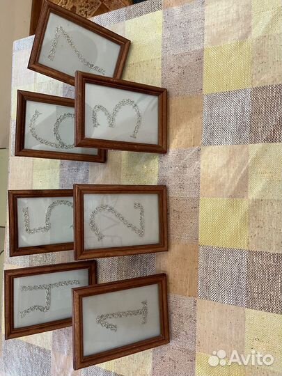 Номерки на свадебный стол