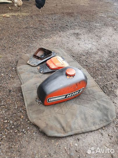 Бак (бензобак) и бардачки на мотоцикл иж