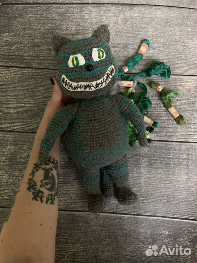 Чеширский кот вязаный