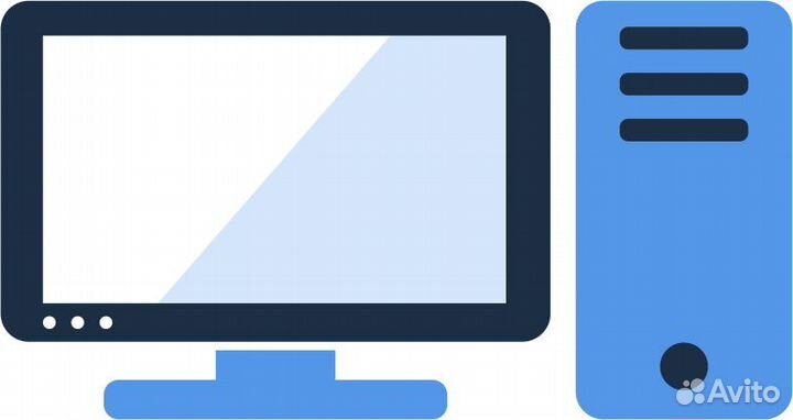 Установка программ, установка комплектующих,чистка