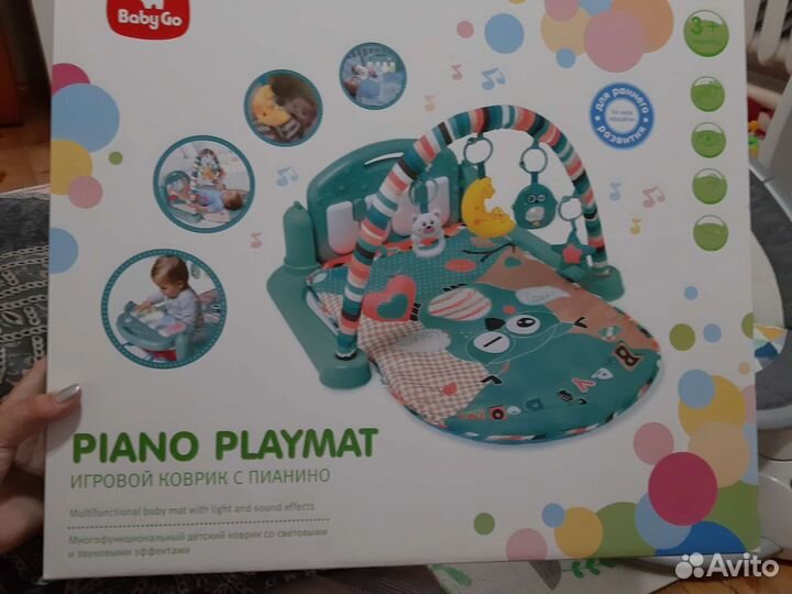 Игровой коврик с пианино